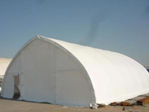 Tente de stockage du sel et sable
