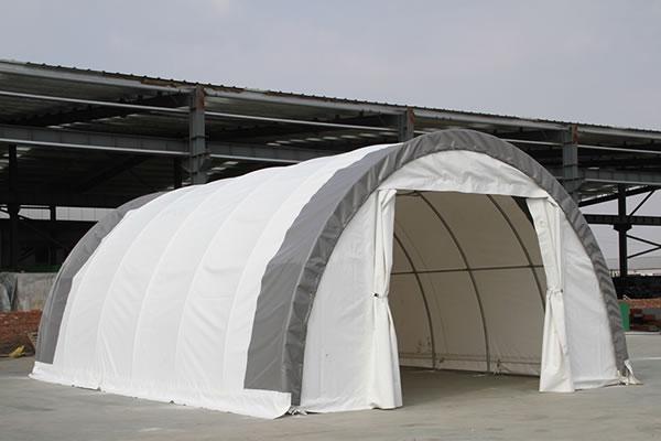 Tente de stockage de charbon