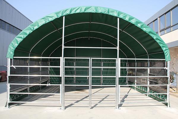 Tente de stockage de foin de bovins pour bétail